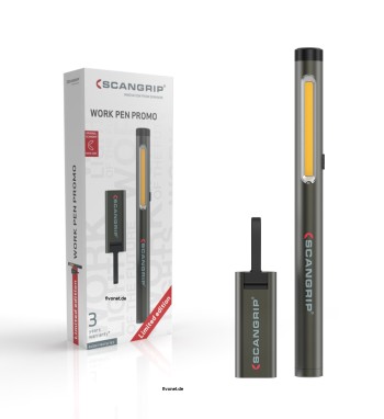 Scangrip COB MINI MAX PROMO Akkustrahler und Work Pen 200R FLASH MICRO R Set